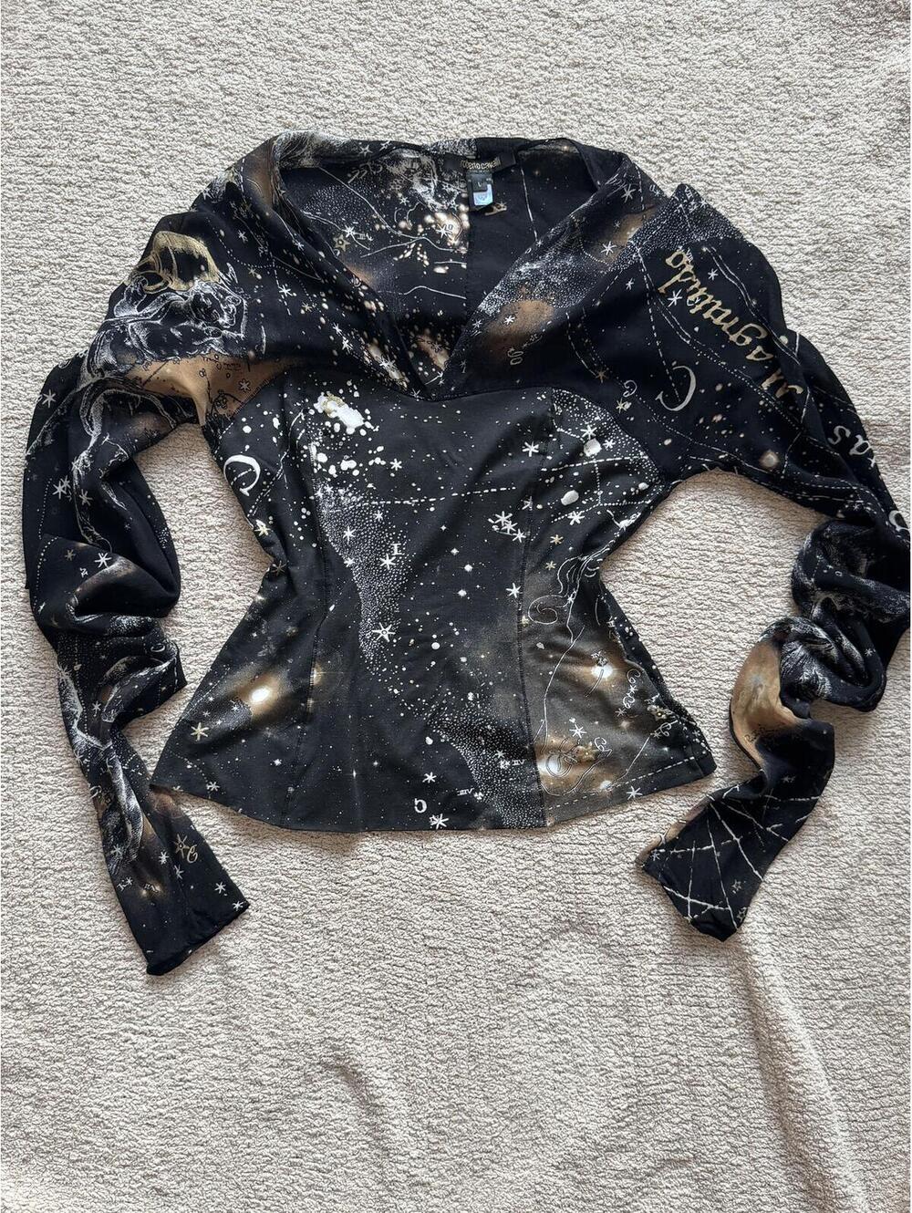 ARCHIVE Roberto Cavalli FW 2003 "Constellation" Zodiac Top